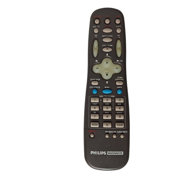 Genuine Philips Magnavox TV VCR Remote Control UR52EC1202 Tested Works - Picture 1 of 3